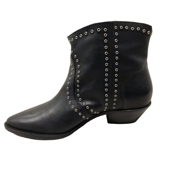 Lemare Studded Ankle Boots Black Silver EU37 - Picture 1 of 9